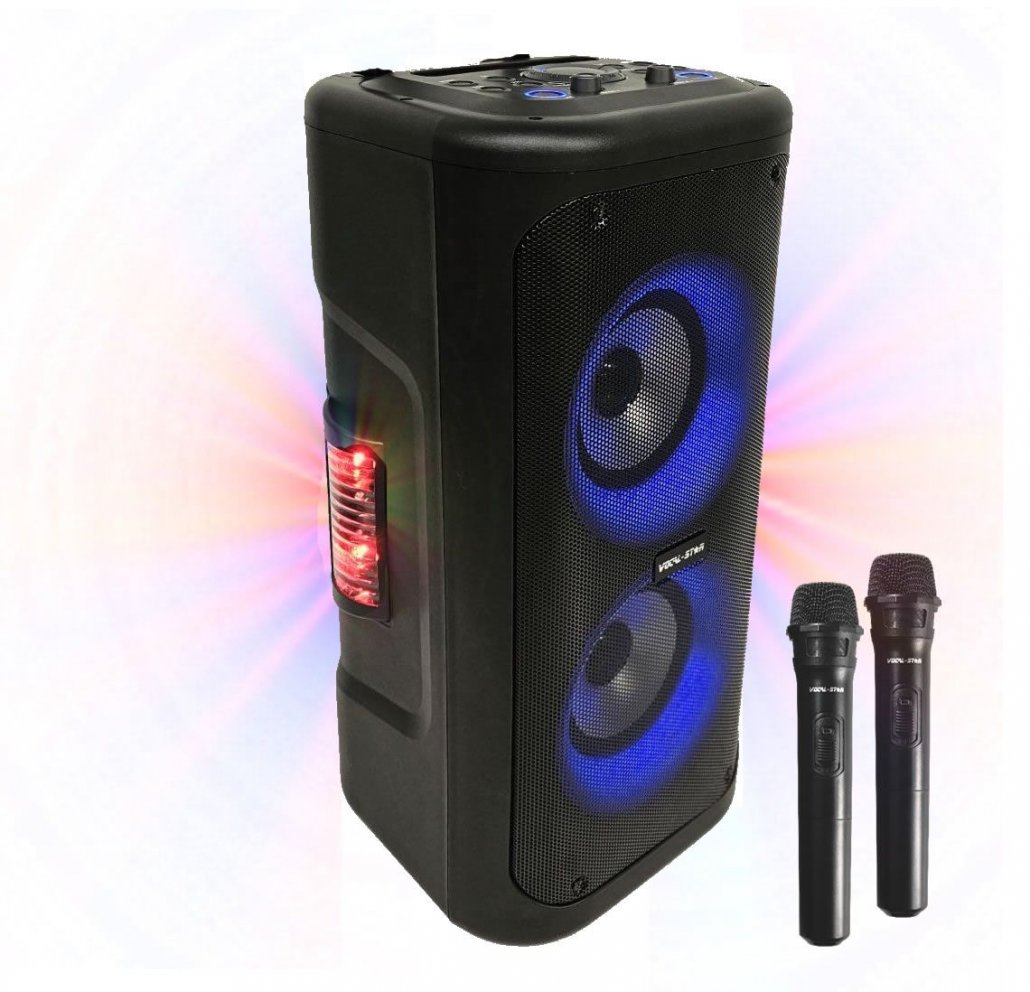 VS-Phoenix Portable Karaoke Machine With Bluetooth, 2 Wireless