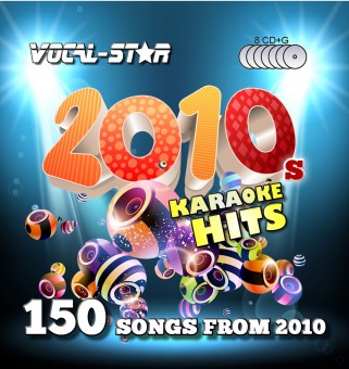 Vocal-Star 2010s Karaoke Disc Set 150 Songs on 8 CDG Discs image
