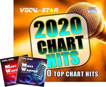 Vocal-Star 2020 Karaoke hits 80 Songs on 4 CDG DISCS - Plus 36 Free Songs image