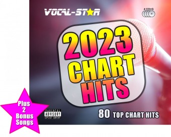 Vocal-Star 2023 Karaoke Hits, 80 Songs on 4 CDG Discs (Plus 2 Bonus Songs) image