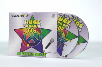 Vocal-Star Huge Karaoke Hits of 60s - 40 Songs - 2 CDG Disc Set image