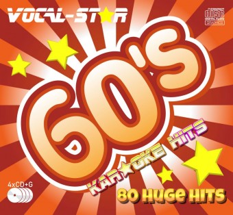 Vocal-Star 60s Karaoke Hits Disc Set 4 CDG Discs 80 Songs image