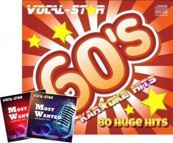 Vocal-Star 60s Karaoke Hits Disc Set 4 CDG Discs 80 Songs - Plus 36 Free Songs image