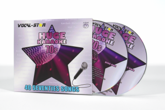 Vocal-Star Huge Karaoke Hits of 70s - 40 Songs - 2 CDG Disc Set image