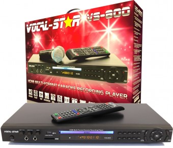 Vocal-Star VS-800 Multi Format Karaoke Machine with Bluetooth & Most Wanted Songs image