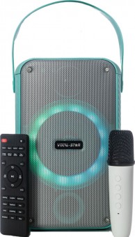 Vocal-Star "FUNK" Portable Karaoke Machine, Light Effects, Funny Voice Changer & Wireless Microphone image