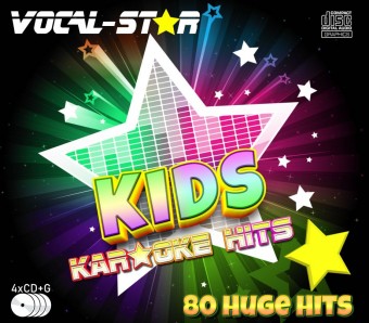 Vocal-Star Kids Karaoke CDG Disc Set, Including 80 Songs image