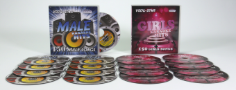 Vocal-Star Male & Girls - 16 CDG Discs, 300 Songs Bundle image