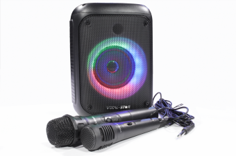 Vocal-Star VS-275BT Portable Karaoke Machine With Bluetooth & 2 Microphones image