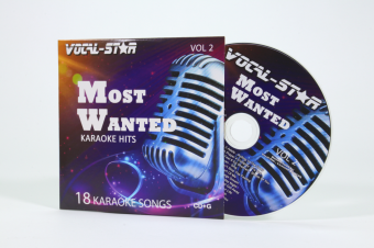 Vocal-Star Most Wanted karaoke CDG Disc Set - 18 Songs ( Vol 2) image
