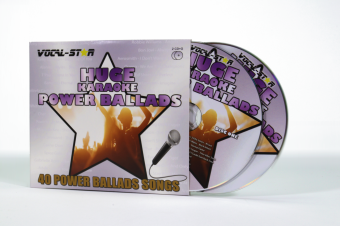 Vocal-Star Huge Karaoke Hits of Power Ballads - 40 Songs - 2 CDG Disc Set image