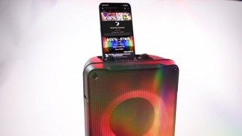 Vocal-Star Portable Party Speaker 6 LED Effects Phone Bluetooth