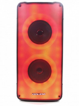 Vocal-Star Portable Party Speaker Red LED Light Effect