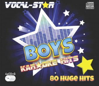 Vocal-Star Boys Karaoke CDG Disc Set, Including 80 Songs image