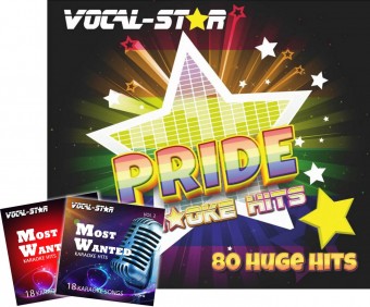 Vocal-Star "PRIDE" Party Karaoke CDG Disc Set, Including 80 Songs - Plus 36 Free Songs image