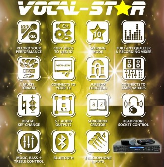 VS-1200 Karaoke Machine Details